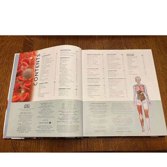 The Human Body Book by Steve Parker Hardcover with DVD Educational DK Publishing - Picture 3 of 4